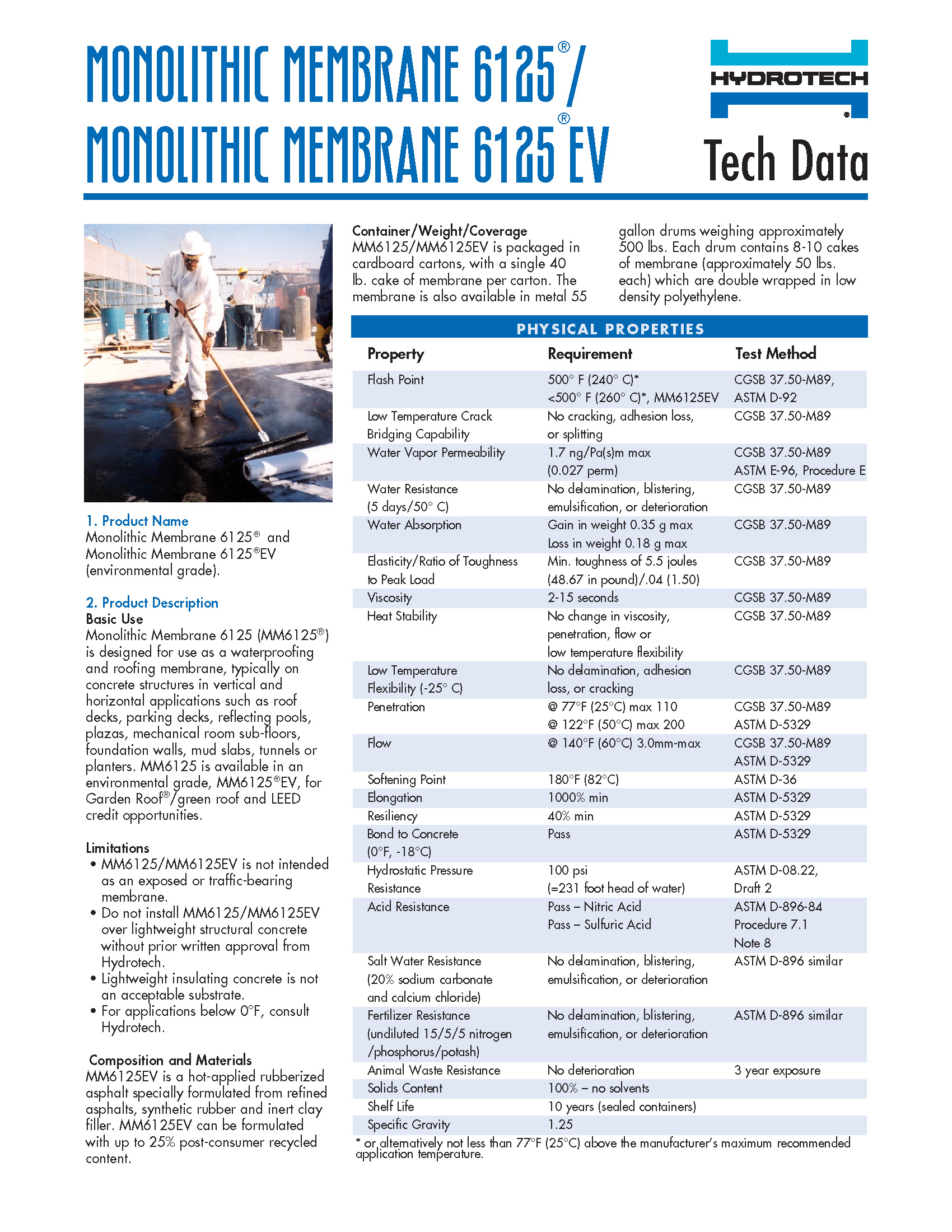 Monolithic Membrane 6125