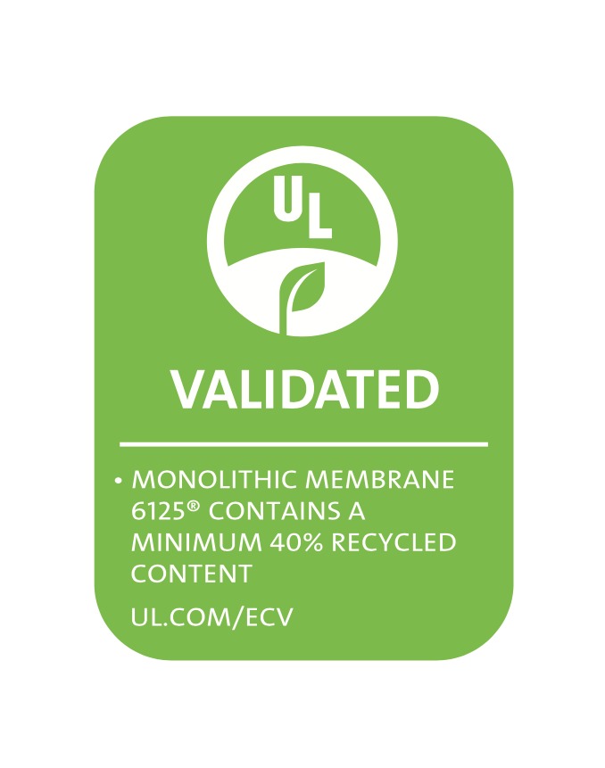 validated recycled content 40%
